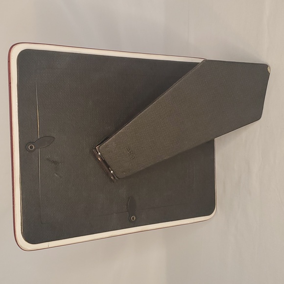 Ceramic Frame Weston Picture Frame Marble Look Speckled Maroon Pink Black - Picture 3 of 7